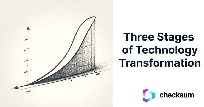 Explore the transformative power of LLMs in Checksum's insightful guide to the Three Stages of Technology Transformation, showcasing how AI revolutionizes software testing.